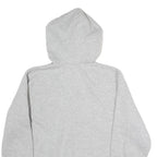 LEVI'S Womens Grey Pullover L Cotton Hooded Half Zip Hoodie Casual