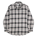 CARHARTT Mens Black & White Plaid Cotton Shirt XL Long Sleeve Button-Up Casual