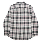 CARHARTT Mens Black & White Plaid Cotton Shirt XL Long Sleeve Button-Up Casual