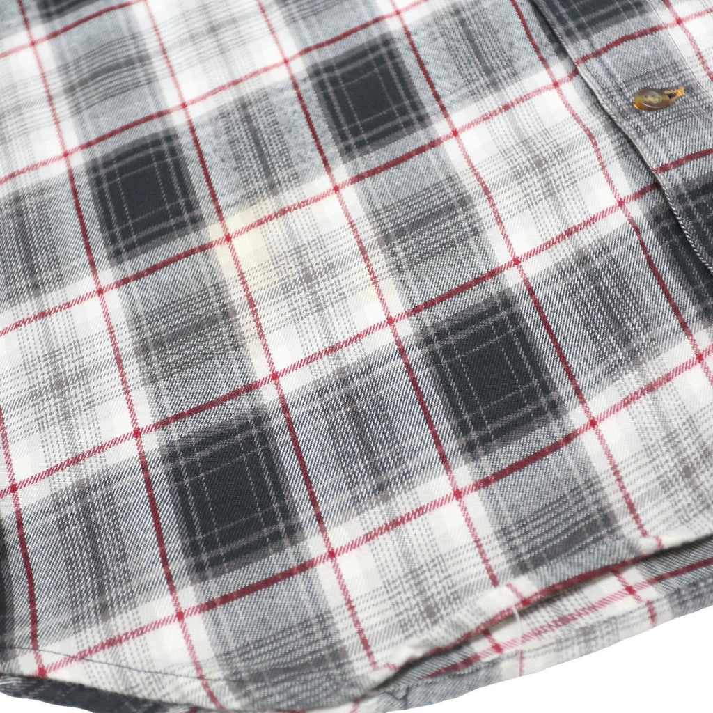 CARHARTT Mens Black & White Plaid Cotton Shirt XL Long Sleeve Button-Up Casual