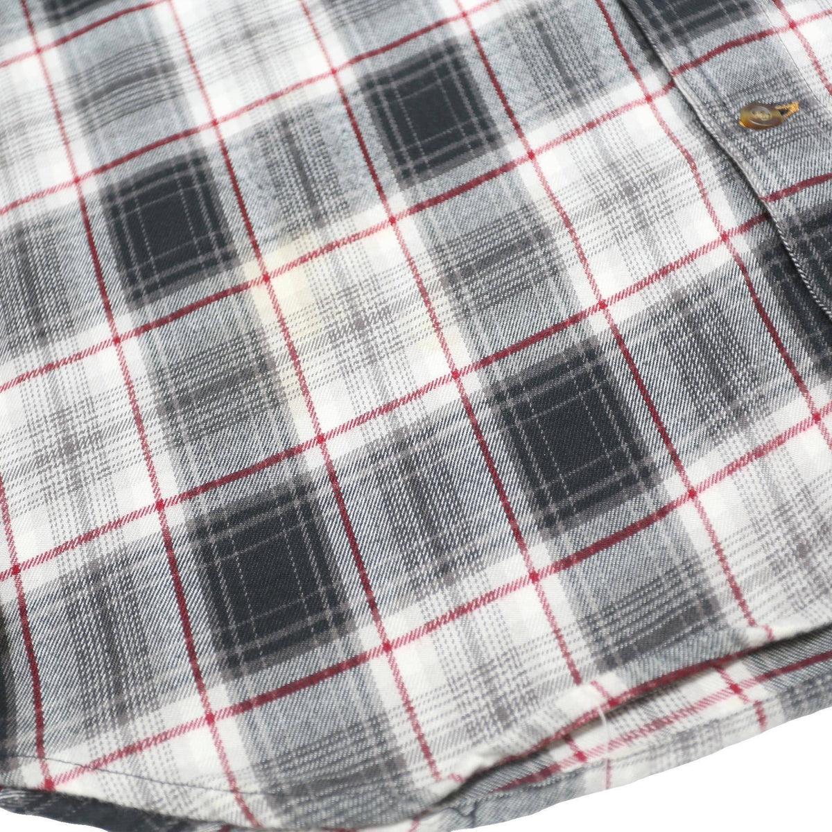CARHARTT Mens Black & White Plaid Cotton Shirt XL Long Sleeve Button-Up Casual
