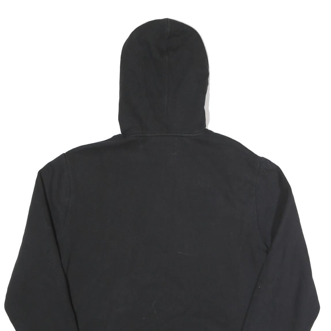 CHAMPION Mens Black Hoodie S Cotton Blend Pullover Hooded Sweatshirt