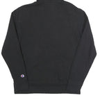 CHAMPION Mens Black Hoodie S Cotton Blend Pullover Hooded Sweatshirt
