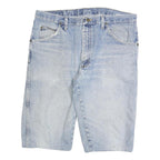 WRANGLER Mens Shorts Blue Denim Casual L W36 Classic Cotton Summer