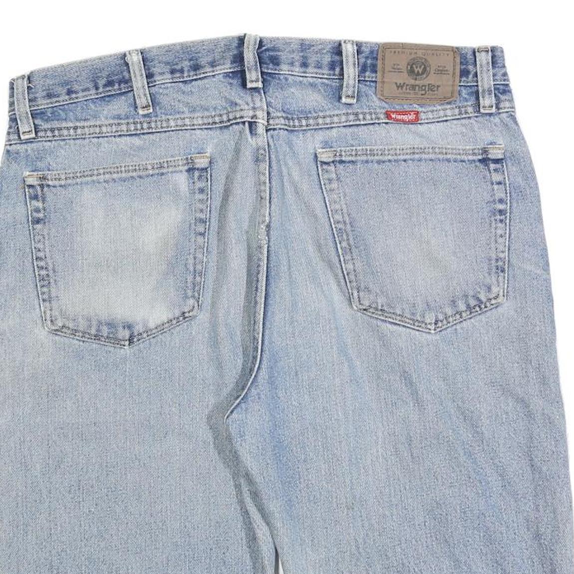 WRANGLER Mens Shorts Blue Denim Casual L W36 Classic Cotton Summer