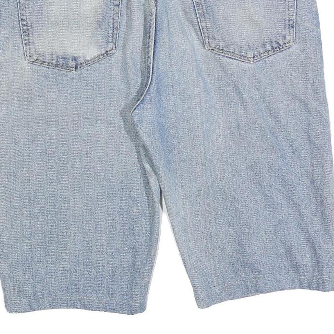 WRANGLER Mens Shorts Blue Denim Casual L W36 Classic Cotton Summer