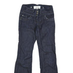 DEPT Womens Jeans Blue Regular Bootcut Denim Raw W26 L30 Stylish Comfort Fit