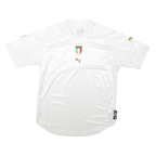 PUMA Mens White Italia Football Shirt XL Short Sleeve Crew Neck Polyester Jersey