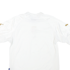 PUMA Mens White Italia Football Shirt XL Short Sleeve Crew Neck Polyester Jersey