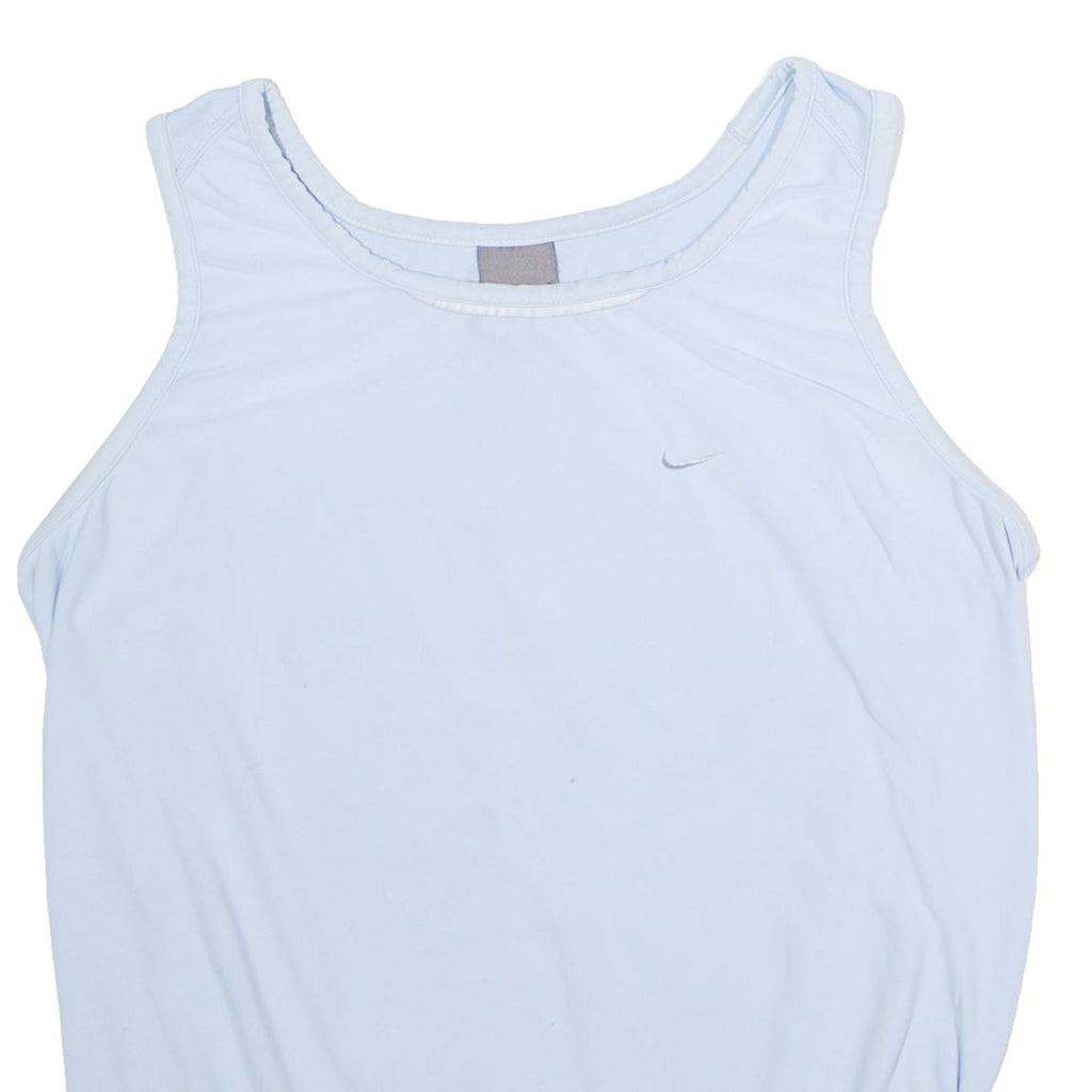 NIKE Womens Vest Blue Sleeveless M