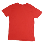 FANATICS Mens Red Graphic T-Shirt L Short Sleeve Crew Neck Cotton Casual
