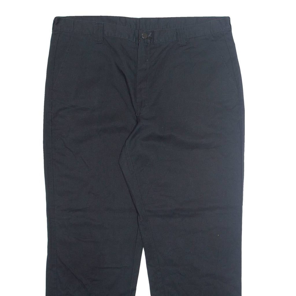 DICKIES Chino Mens Trousers Black Regular Straight W40 L32