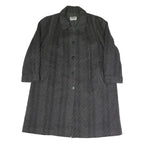 CITYLINE Womens Grey 4XL Button Cotton Blend Long Sleeve Classic Jacket Coat