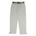 HS OUTERWEAR Womens Relaxed Light Grey Polyester Blend Zip Trousers W30 L30