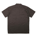TOMMY HILFIGER Mens Brown Work Shirt L Cotton Blend Button Pockets