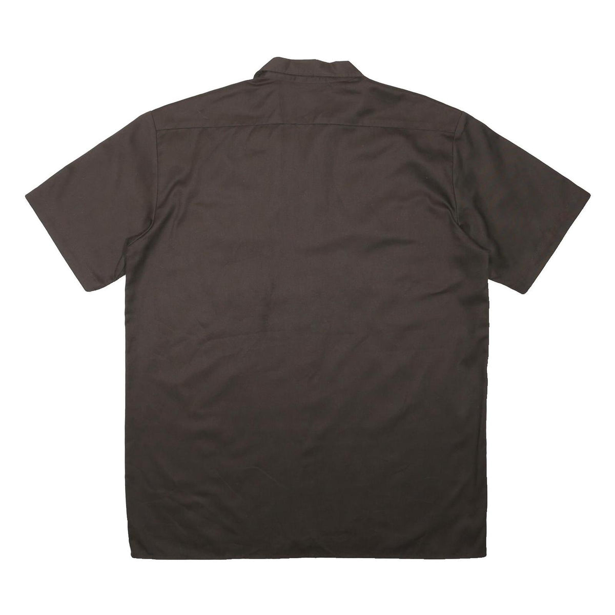 TOMMY HILFIGER Mens Brown Work Shirt L Cotton Blend Button Pockets