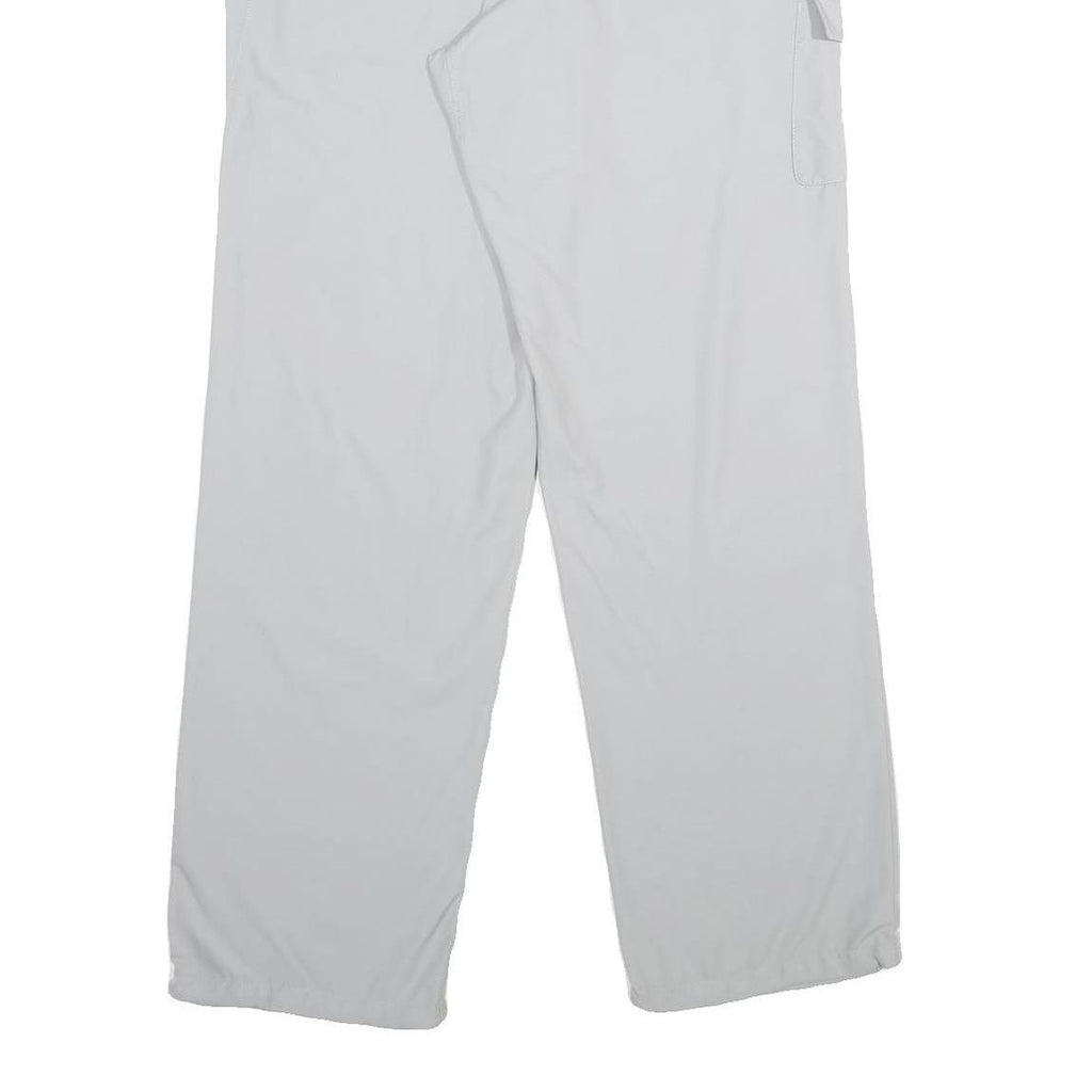 K-TEC Womens Polyamide White Regular Straight Trousers W28 L32 Outdoor Zip