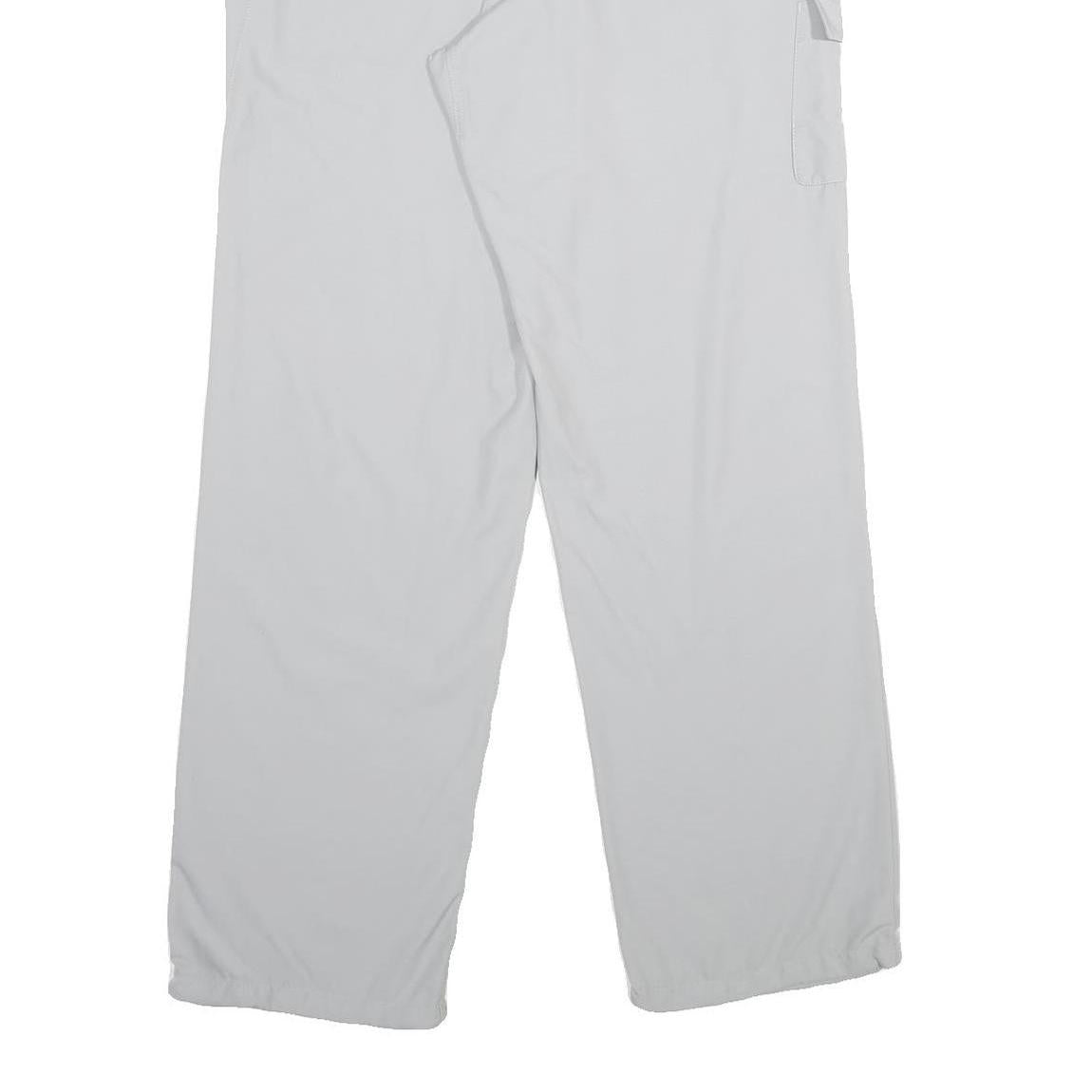 K-TEC Womens Polyamide White Regular Straight Trousers W28 L32 Outdoor Zip