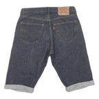 LEVI'S Mens Shorts Blue Denim Casual L W32 Rolled Hem Classic Fit