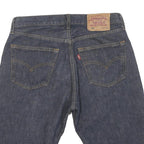 LEVI'S Mens Shorts Blue Denim Casual L W32 Rolled Hem Classic Fit