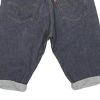 LEVI'S Mens Shorts Blue Denim Casual L W32 Rolled Hem Classic Fit