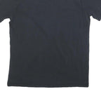 NIKE Mens Black L T-Shirt Short Sleeve Crew Neck Cotton Casual Sportswear