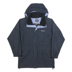 BERGHAUS Womens Navy Blue Outdoor Jacket L Polyester Zip Hooded Plain