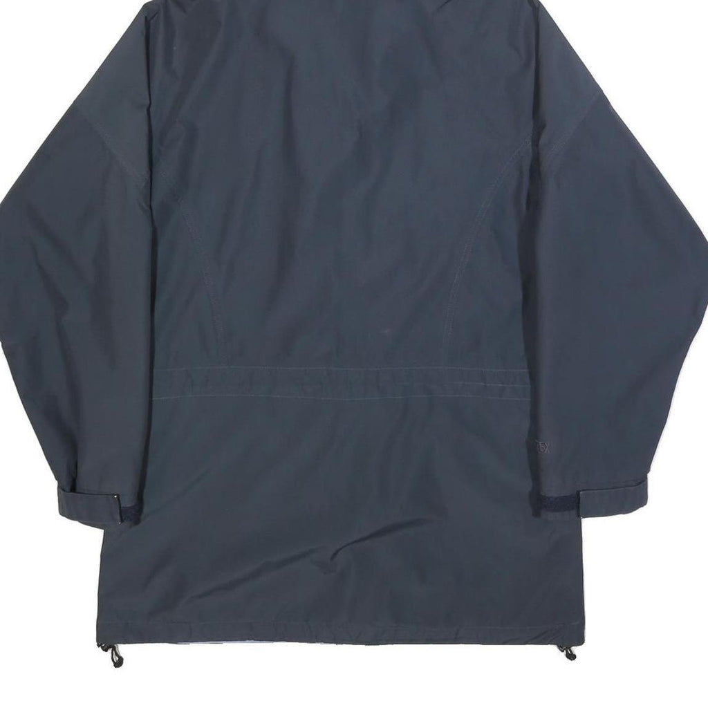 BERGHAUS Womens Navy Blue Outdoor Jacket L Polyester Zip Hooded Plain