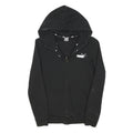 PUMA Mens Black Pullover Hoodie S Zip Up Casual Sweatshirt