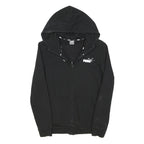 PUMA Mens Black Pullover Hoodie S Zip Up Casual Sweatshirt