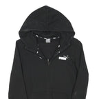 PUMA Mens Black Pullover Hoodie S Zip Up Casual Sweatshirt