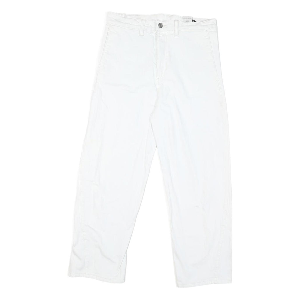 VINCE Womens White Regular Fit Straight Denim Jeans Cotton Blend W28 L25 Casual