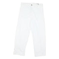 VINCE Womens White Regular Fit Straight Denim Jeans Cotton Blend W28 L25 Casual