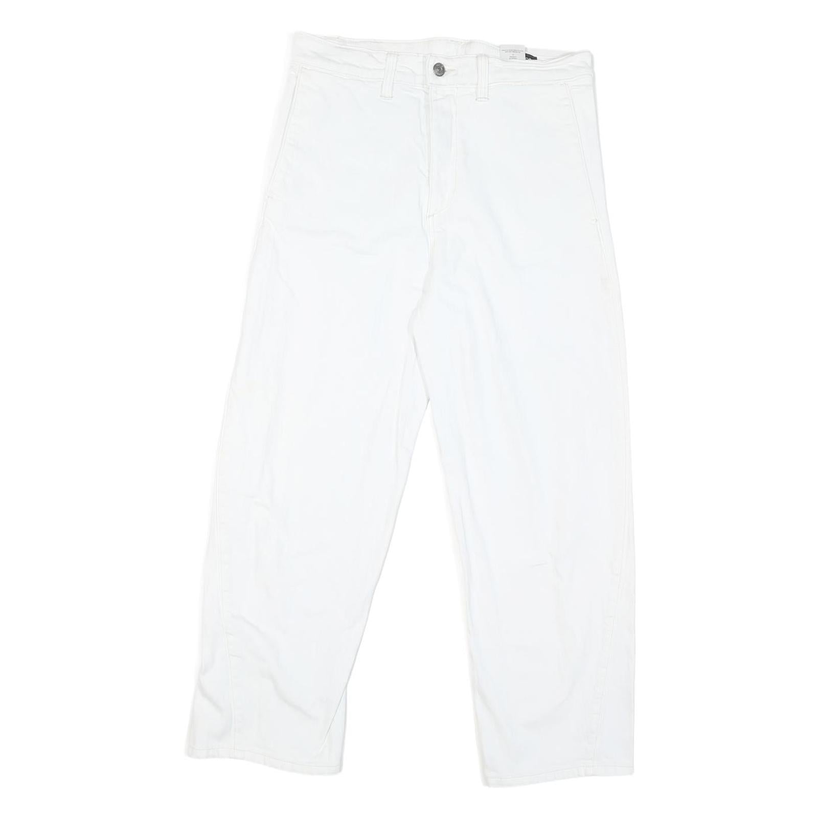 VINCE Womens White Regular Fit Straight Denim Jeans Cotton Blend W28 L25 Casual