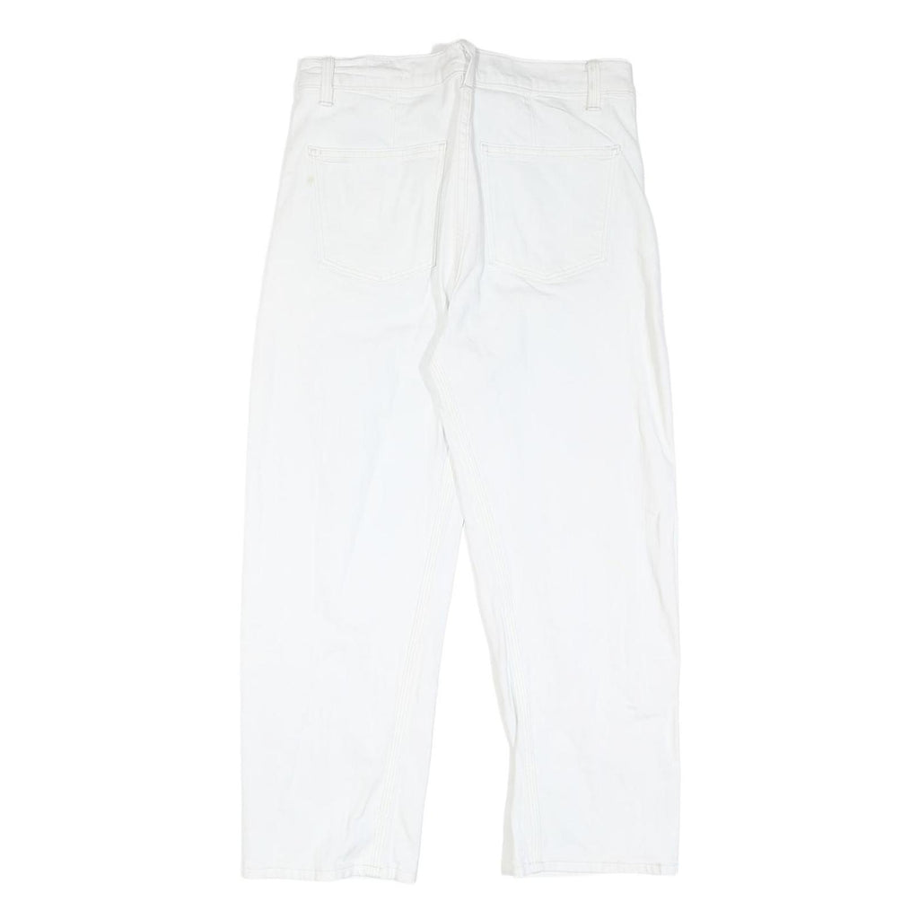 VINCE Womens White Regular Fit Straight Denim Jeans Cotton Blend W28 L25 Casual