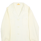 HANG UPS Womens Cream Shirt M Button Front Long Sleeve Pockets