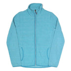 SNOW TECH Womens Blue Jacket M Polyester Blend Plain Zip Lightweight Casual
