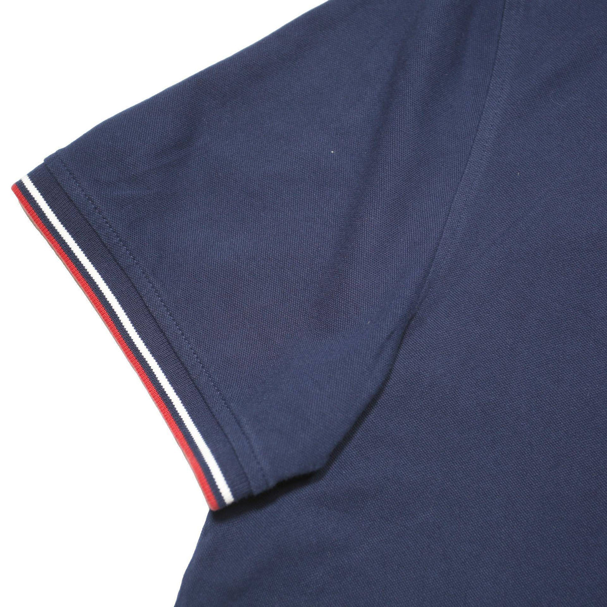 TOMMY HILFIGER Mens Navy Blue Polo Shirt XL Cotton Blend Short Sleeve Classic
