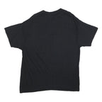 GILDAN Mens Black Logan Webb Graphic T-Shirt XL Short Sleeve Crew Neck Baseball