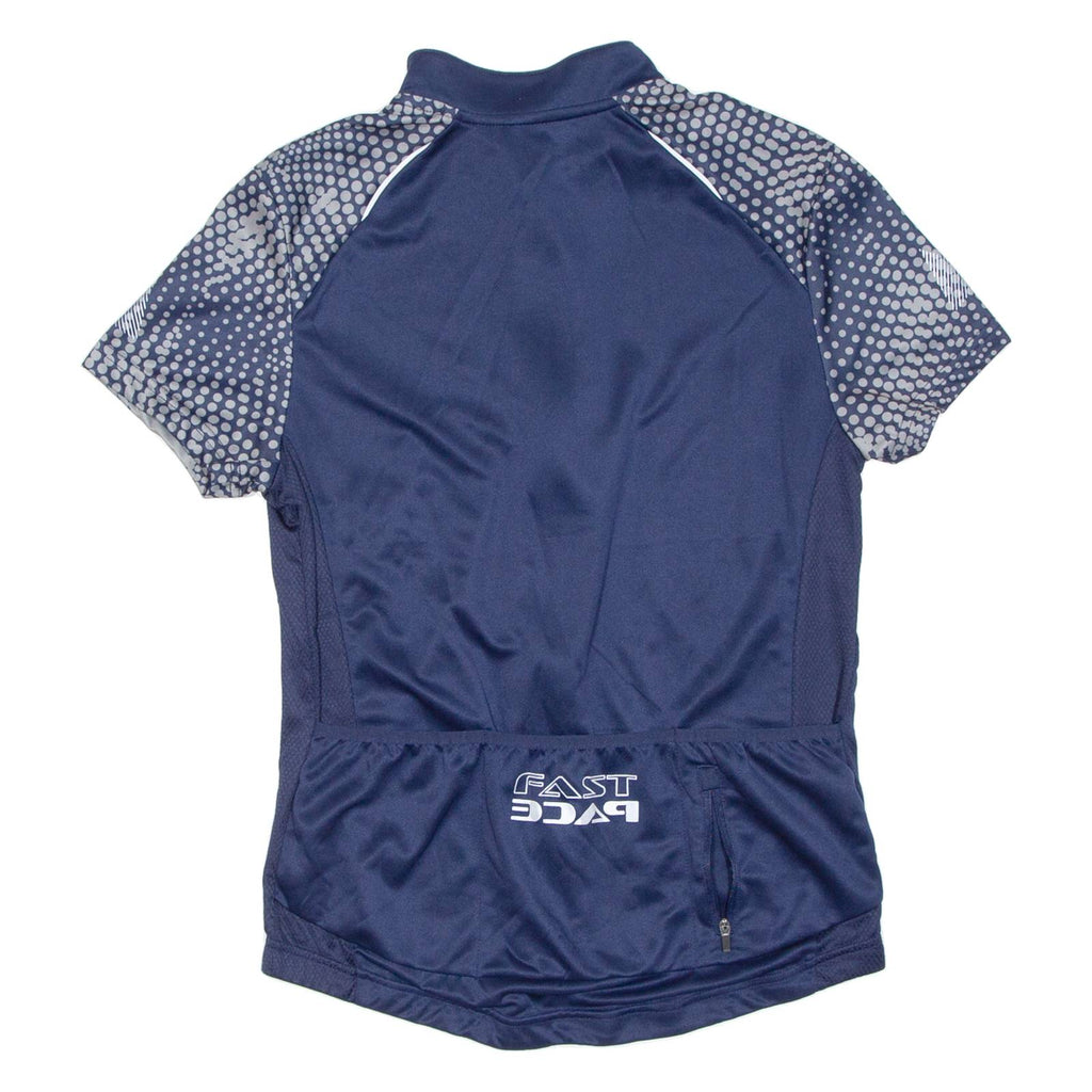 Cycling Womens Jersey Blue 1/2 Zip M