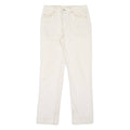 GUESS JEANS Mens Jeans Cream Slim Straight 90s W31 L32