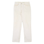 GUESS JEANS Mens Jeans Cream Slim Straight 90s W31 L32