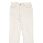 GUESS JEANS Mens Jeans Cream Slim Straight 90s W31 L32