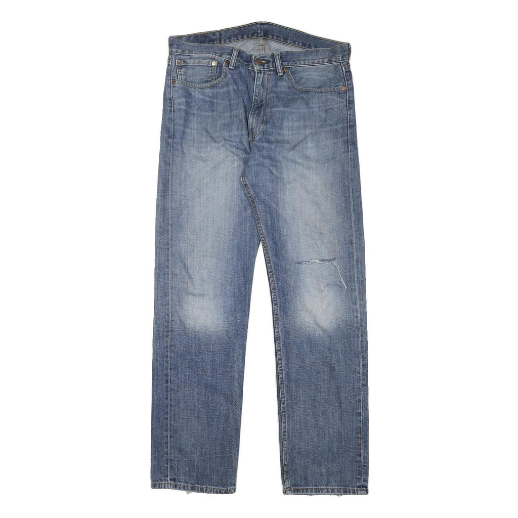 LEVI'S Mens Jeans Blue Regular Straight Denim Medium W35 L32 Classic Cotton