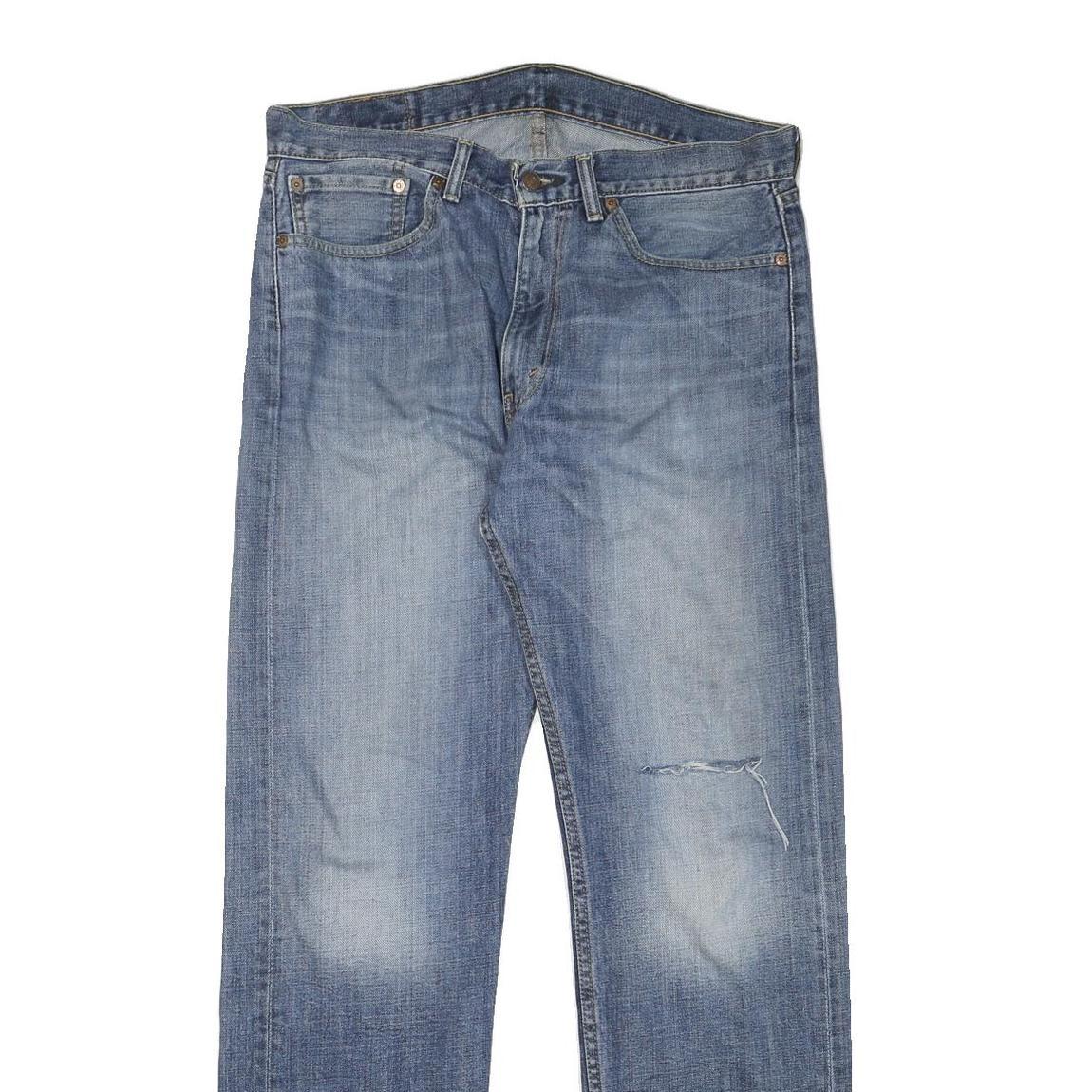 LEVI'S Mens Jeans Blue Regular Straight Denim Medium W35 L32 Classic Cotton