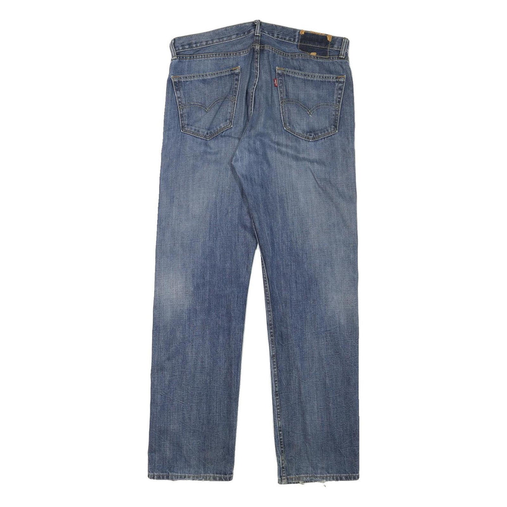 LEVI'S Mens Jeans Blue Regular Straight Denim Medium W35 L32 Classic Cotton