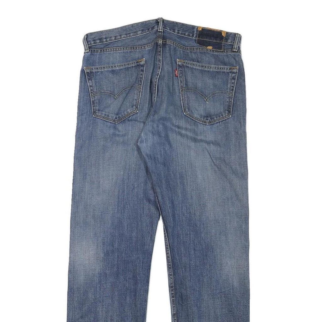 LEVI'S Mens Jeans Blue Regular Straight Denim Medium W35 L32 Classic Cotton