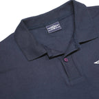 UMBRO Boys Blue Short Sleeve Plain Polo Shirt XL Sports Casual