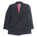 EZIELLA Mens Blazer Jacket Black Wool M