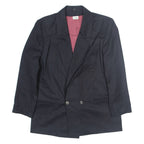 EZIELLA Mens Blazer Jacket Black Wool M
